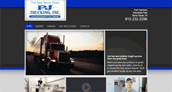 Desktop Screenshot of pj-trucking.com